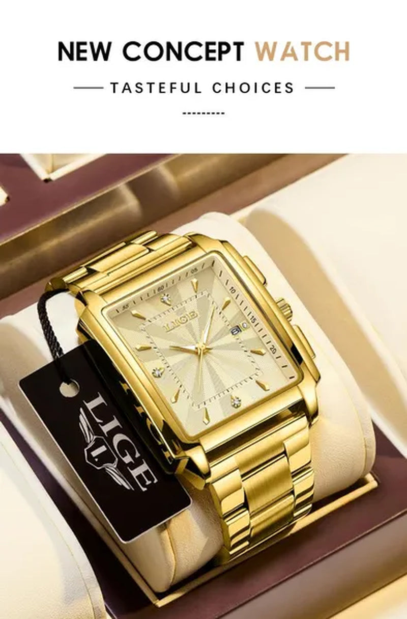 LIGE Fashion Waterproof Watch for Women Top Brand Luxury Women Watch Casual Sport Date Women'S Quartz Wristwatches Montre Femme