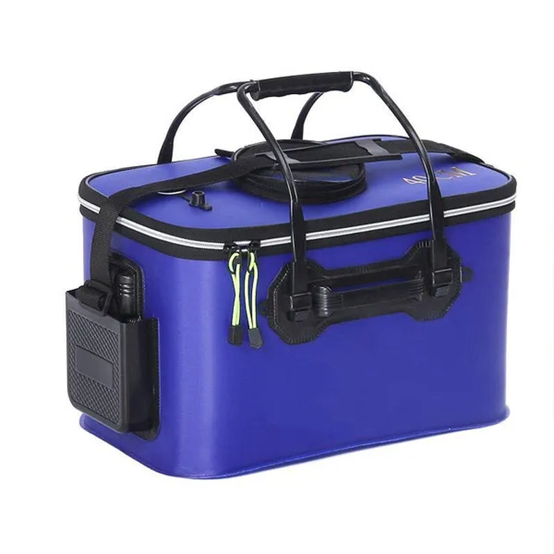 5 Color Outdoor Fishing Bucket Folding Fishing Gear Portable Camping Hiking Bucket with Handle Fishing Bags