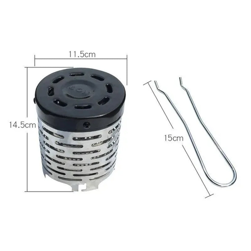 Stainless Teel Outdoor Multi-Purpose Far Infrared Heating Cover Tent Heater Camping Picnic Gas Stove Cover Warmer