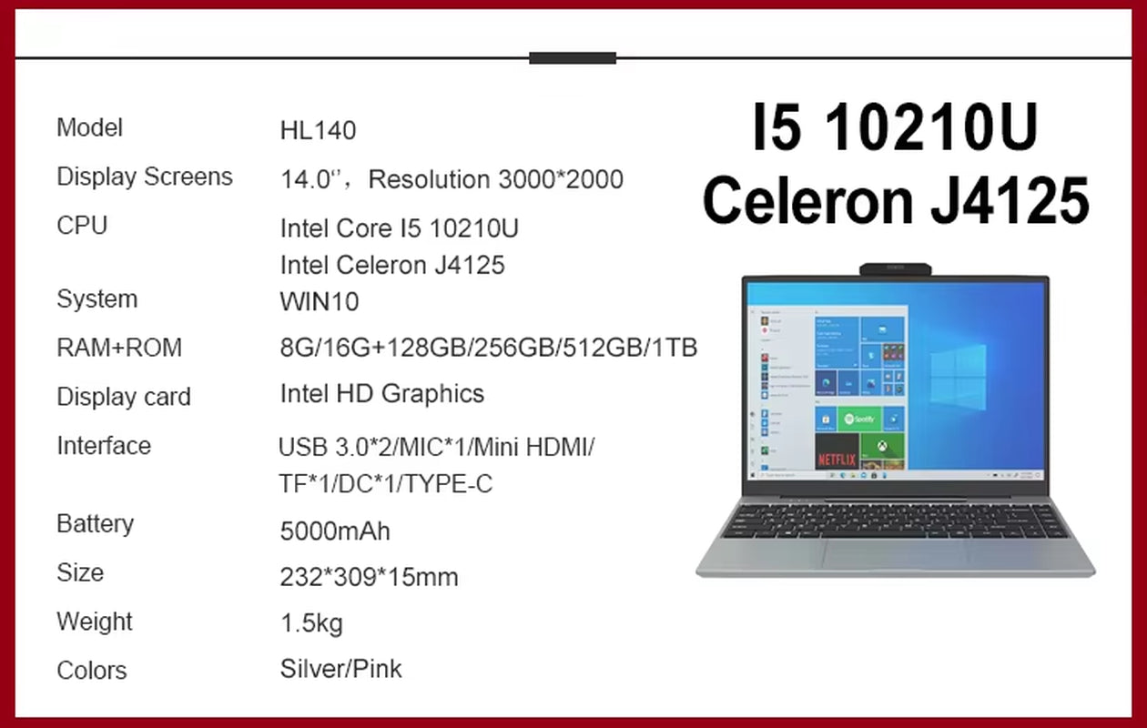 Hot Selling 13 Inch One Netbook One Mix 1S Carcasa Pc Gamer Wholesale Refurbished Laptops