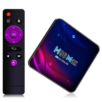 Power by Android 11.0 4K Android TV BOX 5G WIFI Smart TV BOX RK3318 Quad-Core Streaming Network Media Player Ott TV BOX Set-Top Box