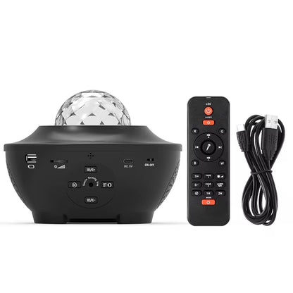 New Smart Rotatable Baby 3D Starry Ocean Music Led Star Night Light Projector with Remote Control for Kids