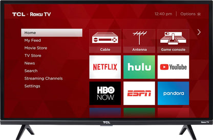 TCL 32S327 32" Class 1080P FHD LED Roku Smart Tv(Renewed)