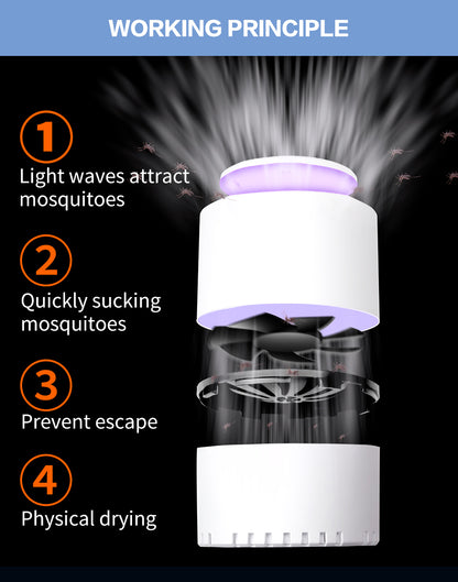 USB 5V Mosquito Killer Light Fly Killers Electric Insect Trap Lamp LED Bug Zapper UV LED Night Light Mosquito Repellent Lamp