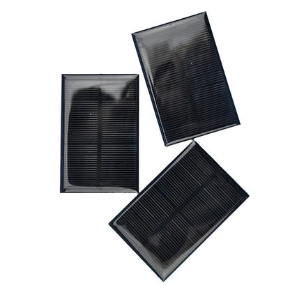 10Pcs PET Small Solar Panel 5.5V 100Ma Solar Cells Photovoltaic Panels Module for 3.6V Battery Charger DIY 84.5X55.5 Panneau