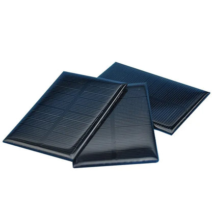 10Pcs PET Small Solar Panel 5.5V 100Ma Solar Cells Photovoltaic Panels Module for 3.6V Battery Charger DIY 84.5X55.5 Panneau