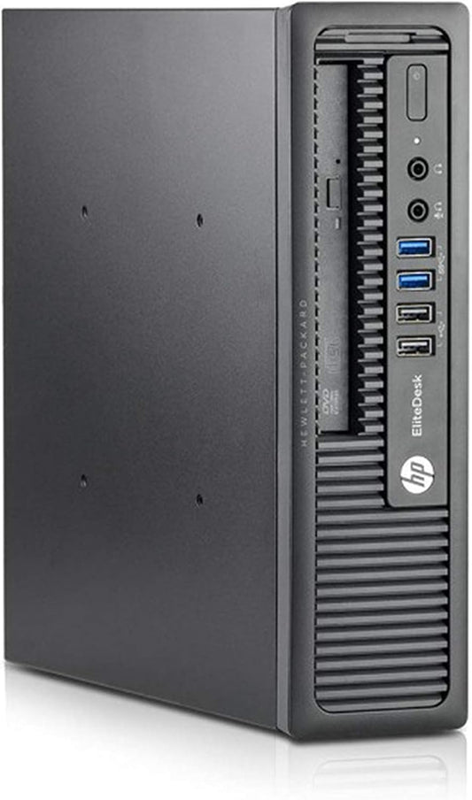 HP Elitedesk 800 G1 USFF Desktop PC - Intel Core I5-4570S 2.9Ghz 8GB 500GB HDD DVDRW Windows 10 Professional (Renewed)