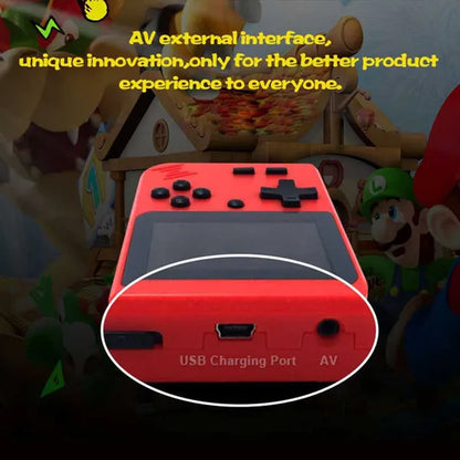 2019 Retro Portable Mini Handheld Game Console 8-Bit 2.8 Inch Color LCD Kids Color Game Player Built-In 400 Games