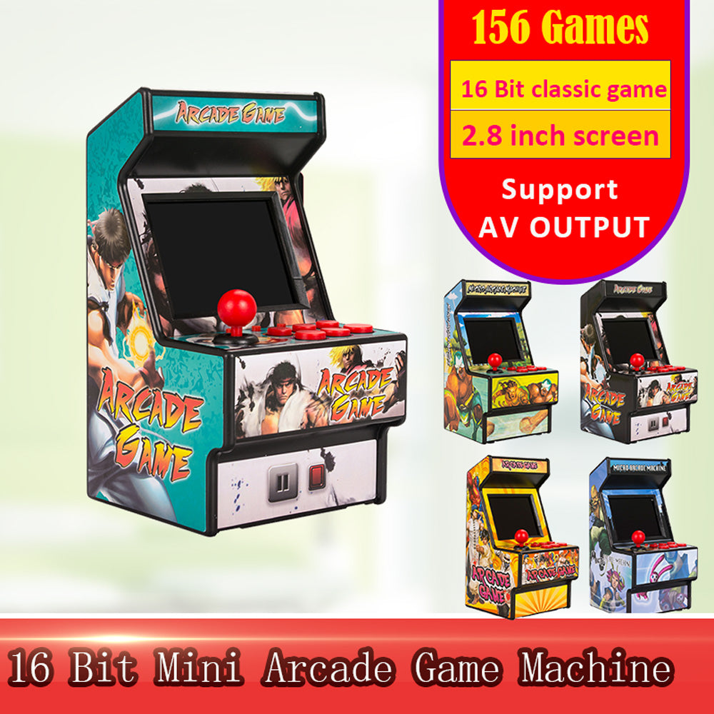 Mini 156 Arcade 16-Bit Retro Handheld Game Console Nostalgic Children'S Handheld