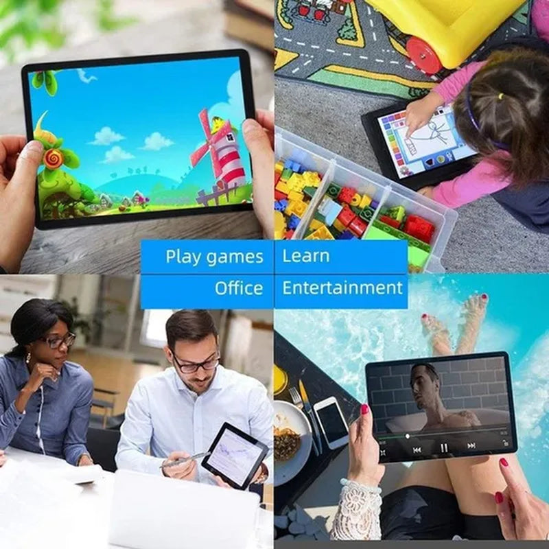 2023 Newest Upgrade Best Tablet Ten Cores 5G/2.4G Dual Wifi PC Tablet Android 12.0 Arge 2560*1600 IPS Screen Dual SIM Dual Camera Rear 13.0 MP IPS Tablet Phone Phone Tablet (RAM 12GB+ROM 1024GB) Tablet PC Tablet PC