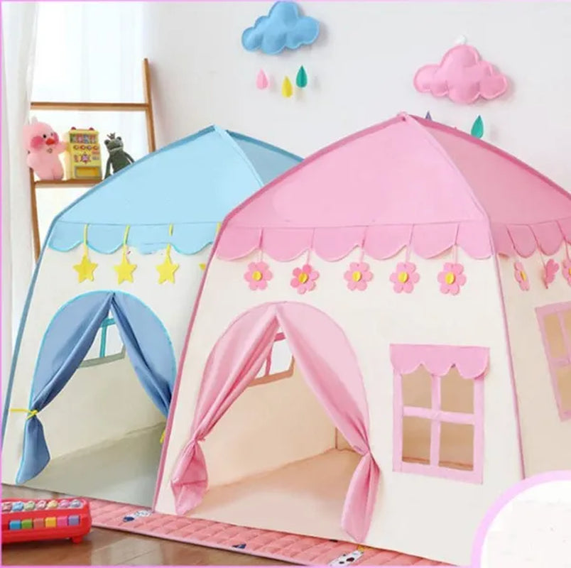 Portable Folding Large Capacity Oxford Tent Kids Funny Play Tent House with Breathable Window anti Mosquito
