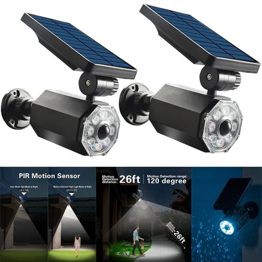 Simulation Surveillance Fake Camera Solar Human Body Sensor Garden Light Wall Light Street Light Searchlight Spotlight Garden Light