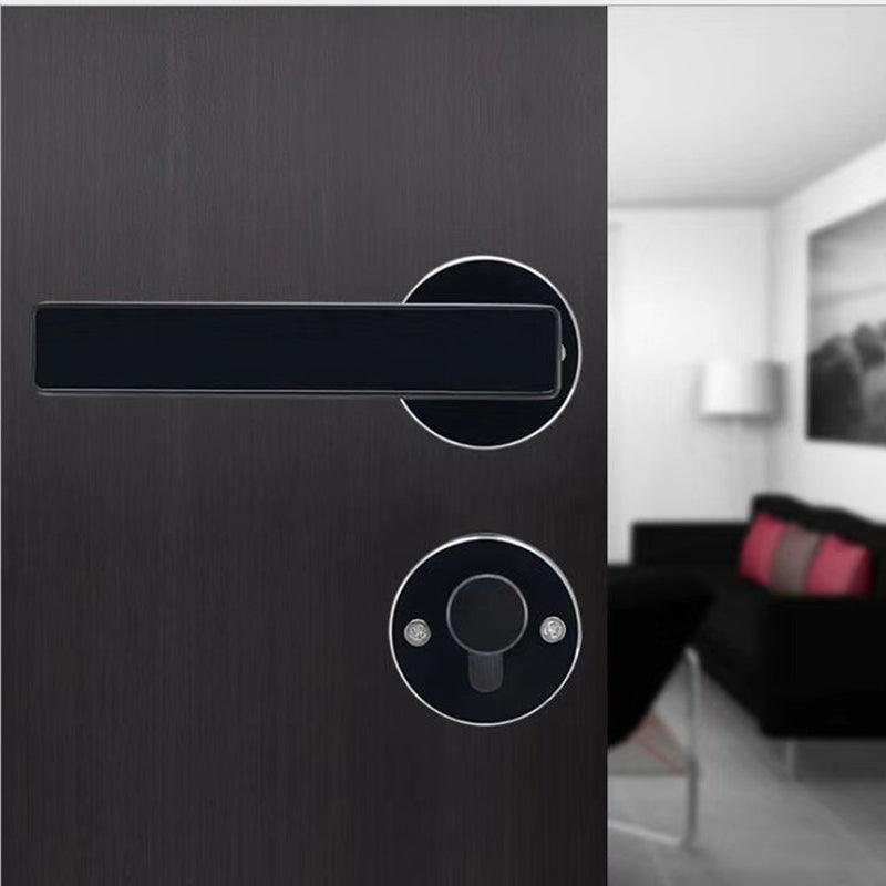 Compatible with Apple, Fingerprint Door Lock Smart Bluetooth Password Handle Lock APP Unlock Keyless Entry Works with IOS Android