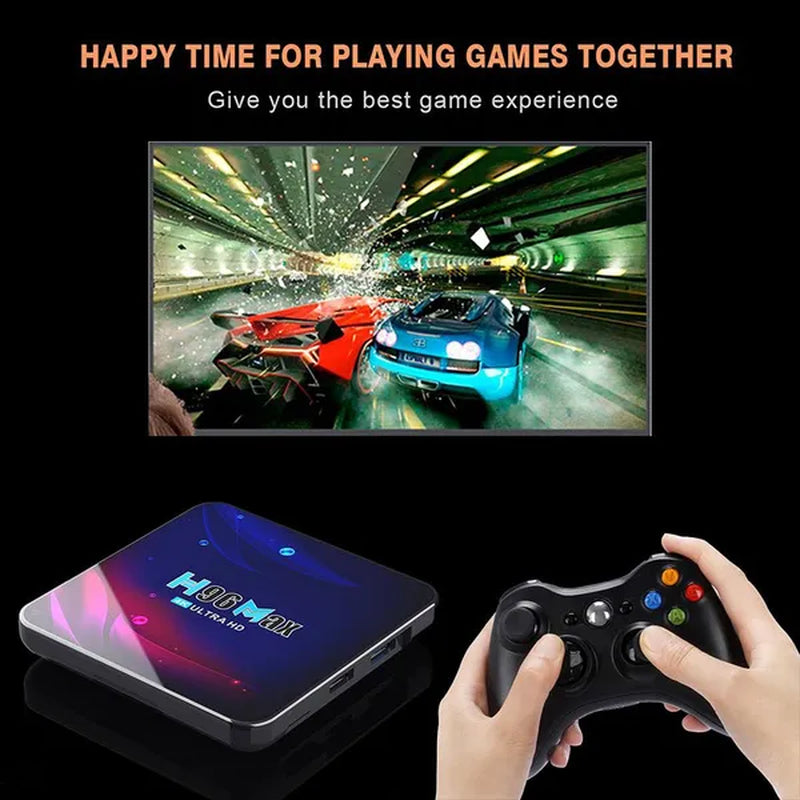 Power by Android 11.0 4K Android TV BOX 5G WIFI Smart TV BOX RK3318 Quad-Core Streaming Network Media Player Ott TV BOX Set-Top Box