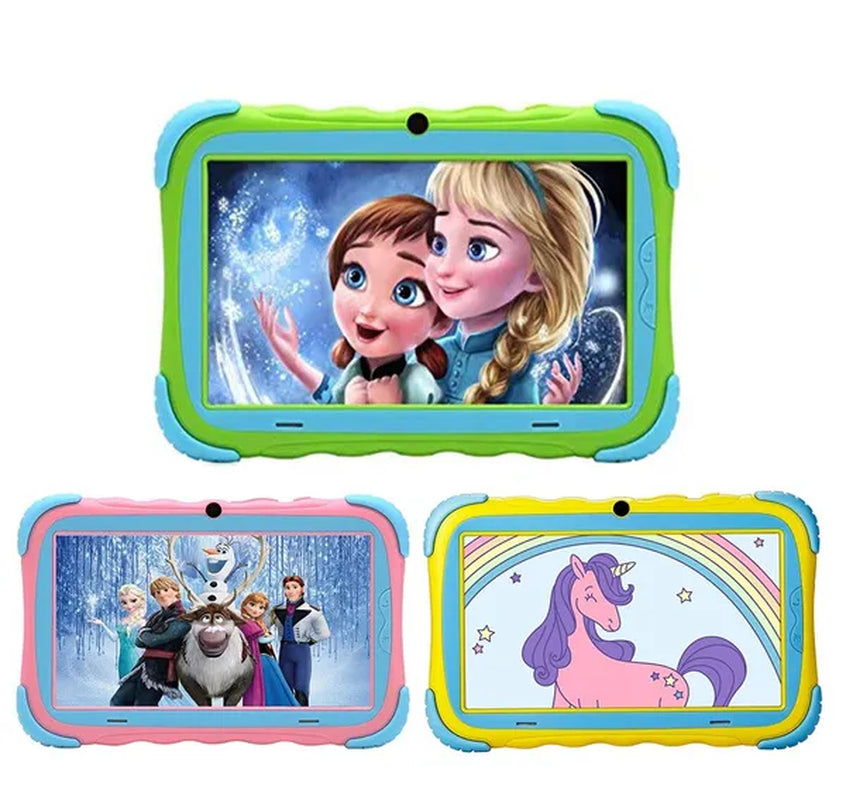 Kids Tablet - Android 9.0 GMS Certified Tablet PC with 7 Inch IPS Eye Protection Screen 2GB+16GB Wifi Bluetooth Kids-Proof Children Tablets