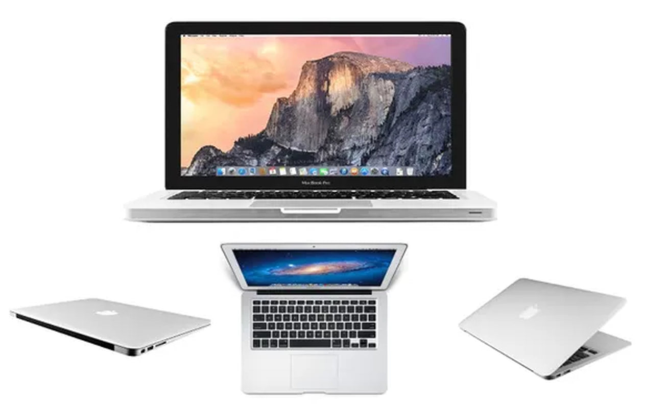 Apple Macbook Air / Pro | 11/13-Inch | 64GB/128GB/256GB/500GB/750GB/1TB | 4/8/16GB RAM | (Scratch&Dent)