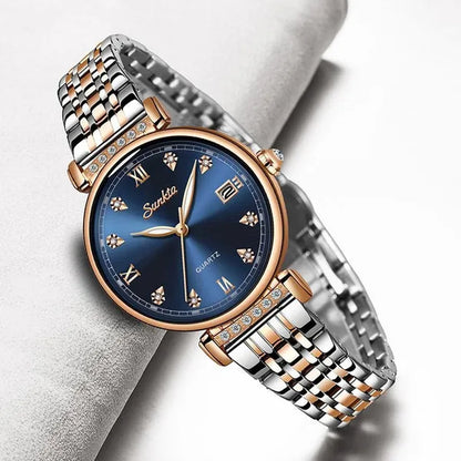 New Women Watch Top Luxury Brand Creative Design Steel Women'S Wrist Watches Female Clock Relogio Feminino