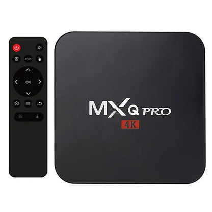 JUSHENG MXQ Pro 4K RK3228A Chipset Android 11.0 Smart TV Box Lollipop OS Quad Core 1G/8G 4K for Google Streaming Media Player TV Box with Wifi, HDMI, DLNA