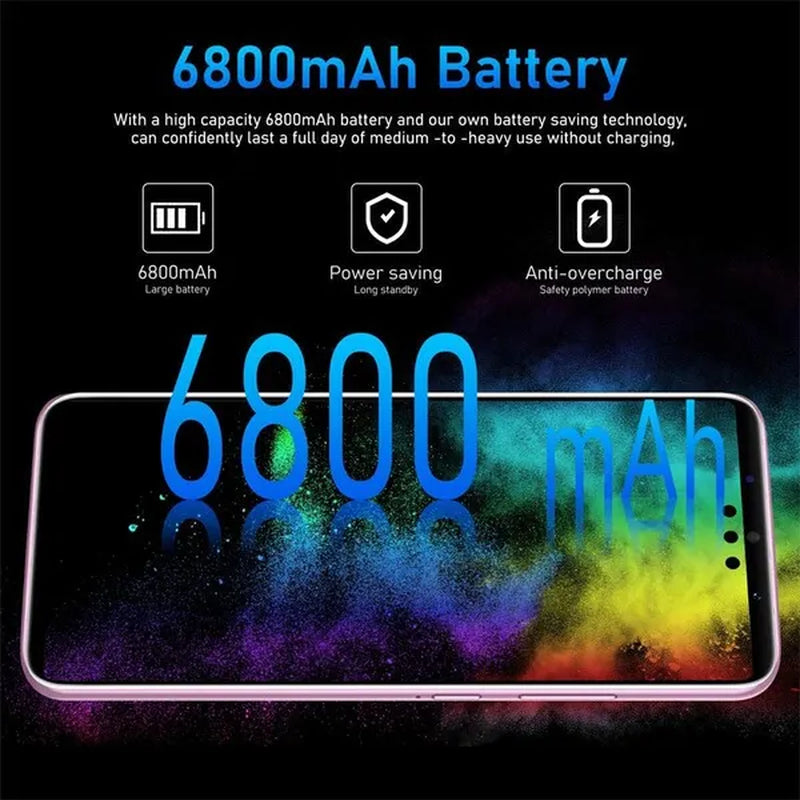 2024 New 5G 6.8 Inch HD Mate60 Android 13.0 HD Screen Water Drop Screen 6800Mah 12+512G Fingerprint Unlocked Version Smartphone