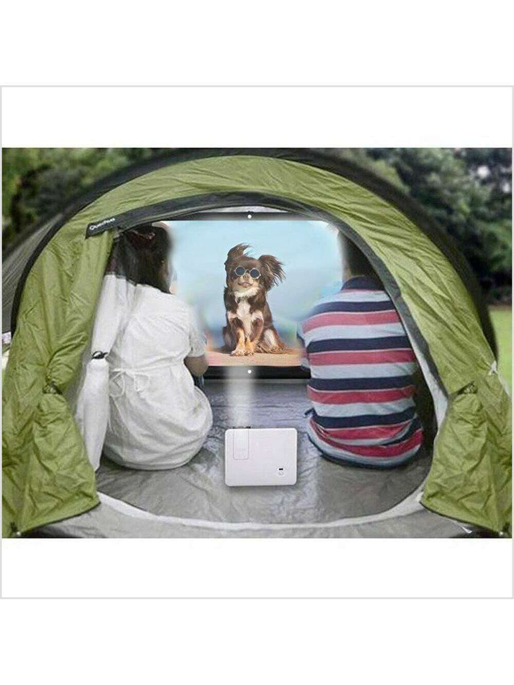 120" Projector Screen Foldable Home Theater In/Outdoor Movie Projection 16:9/4:3