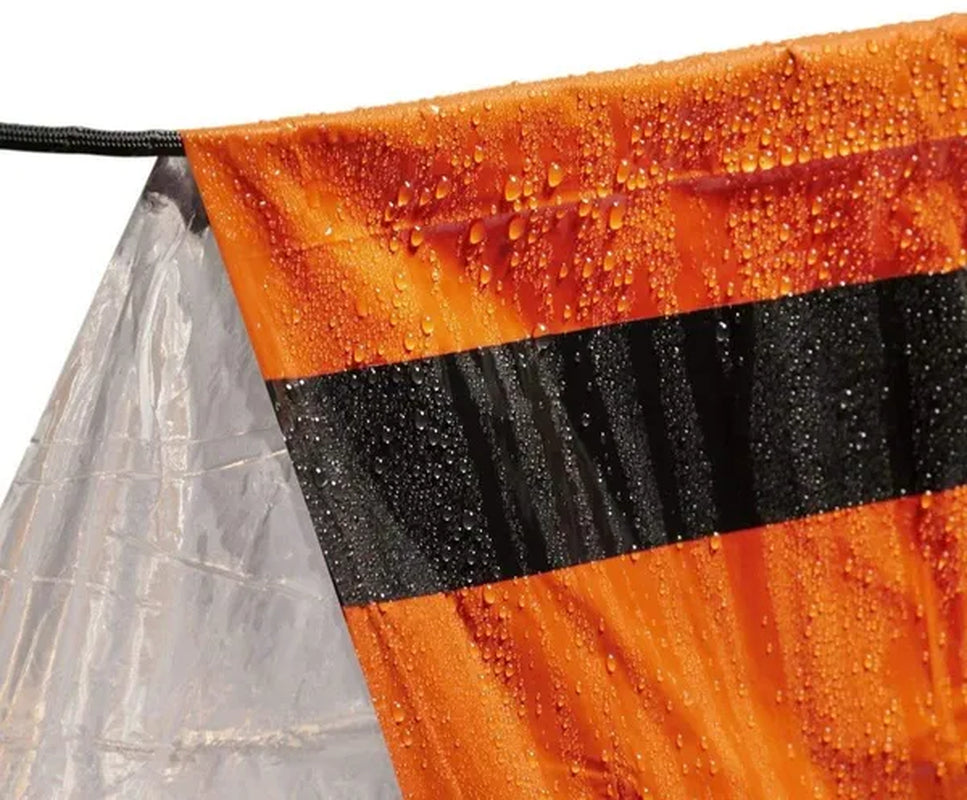 Gear Life Tent Emergency Survival Shelter – 2 Person Emergency Tent – Use as Survival Tent, Emergency Shelter, Tube Tent, Survival Tarp - Includes Survival Whistle & Paracord