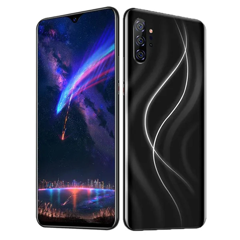 Note20 Pro 6.7 Inch 2.5D Curved Glass Screen Smartphone Face/Fingerprint Support 5G Wifi Android 9.0 1.5Ghz Dual SIM Cards Dual Rear 13MP 24MP HD Camera Bluetooth GPS Network 3G/4G/5G Smart Phones MASK