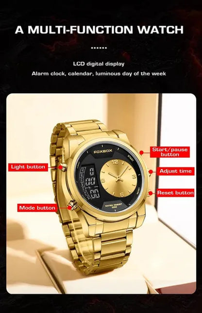 LIGE New Fashion Military Watch for Men Casual Sports Chronograph Quartz Men Watch Business Waterproof Watches Relogio Masculino