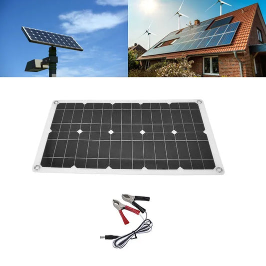 18V 100W Solar Panel Waterproof Solar Charging Panel Outdoor Battery for Household Car Boat