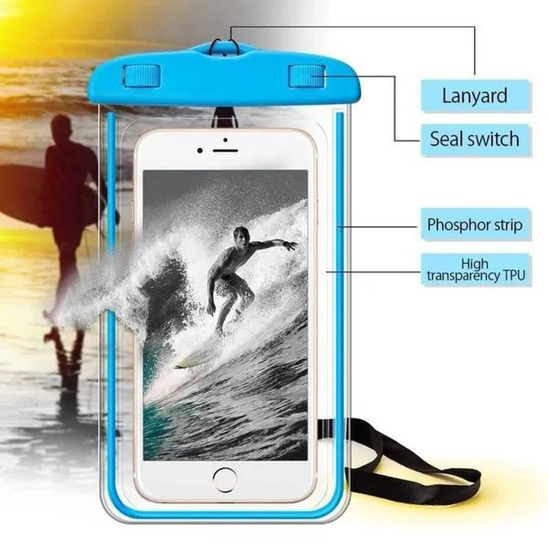 6 Colors New Summer Waterproof Pouch Swimming Beach Dry Bag Case Cover Holder for Cell Phone