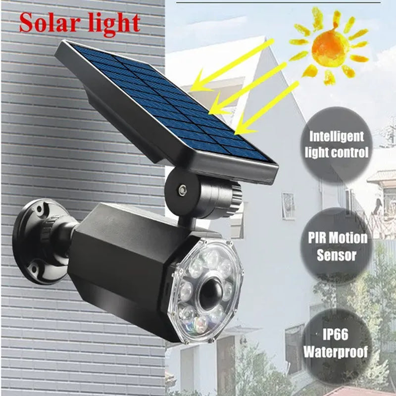 Simulation Surveillance Fake Camera Solar Human Body Sensor Garden Light Wall Light Street Light Searchlight Spotlight Garden Light