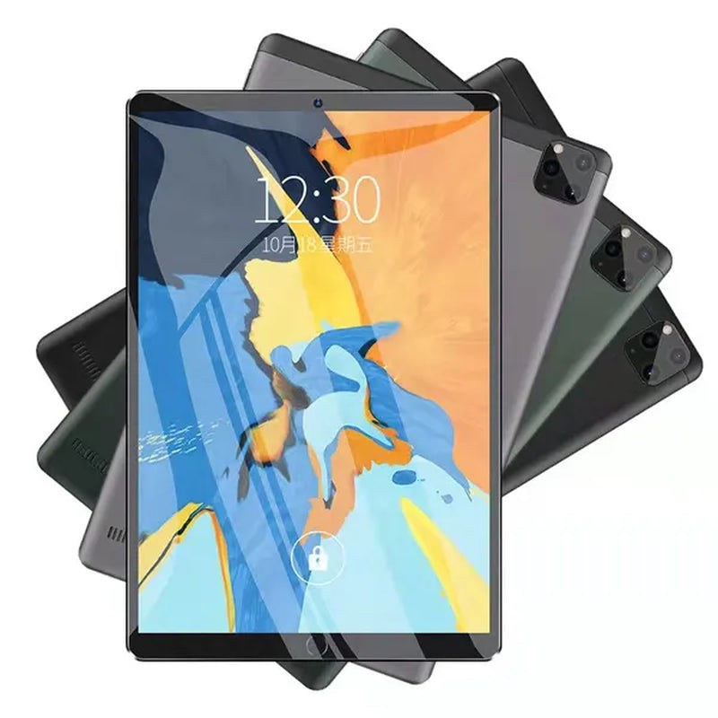 2022 Upgrade Tablet PC 5K HD Screen Wifi 12Inch Tablet PC 10-Core 5G 4G Tablet PC Android 12.0 Arge 2560*1600 IPS Screen Dual SIM Dual Camera Bluetooth Phone Tablet PC (RAM 12GB+ROM 1024GB) Brand New