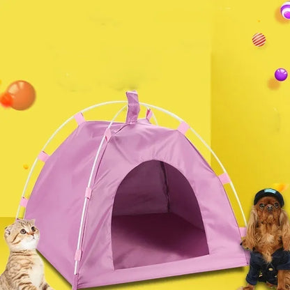 Pet Camping Tent Playpens Dogs Cats House Small Animal Indoor/Outdoor Play Reptiles Cage