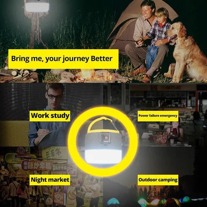 Solar LED Camping Light USB Rechargeable Bulb for Outdoor Tent Lamp Portable Lanterns Emergency Lights for BBQ Hiking（60/190/280W）