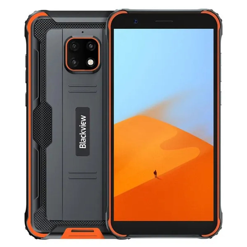 Blackview BV4900 Rugged Phone MT6761V/WE 5580Mah Android 10 Smartphone 3GB+32GB 5.7 Inch 8.0MP+5.0MP NFC IP68 Waterproof Mobile Phone