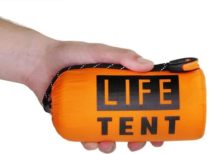 Gear Life Tent Emergency Survival Shelter – 2 Person Emergency Tent – Use as Survival Tent, Emergency Shelter, Tube Tent, Survival Tarp - Includes Survival Whistle & Paracord