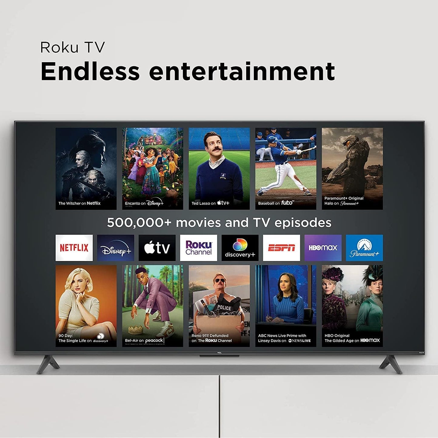 TCL 32-Inch Series 3 Class 720P LED Smart Roku TV 60Hz Refresh Rate Compatible with Alexa & Google Assistant (Renewed)