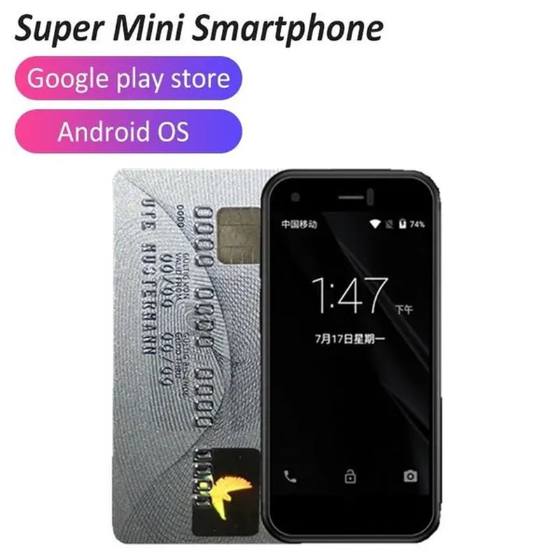 Soyes 7S Mini Android Celulares Smartphone 2.54" High Resolution Screen 1GB RAM 8GB ROM Dual SIM Mobile Phone WIFI Cellphones