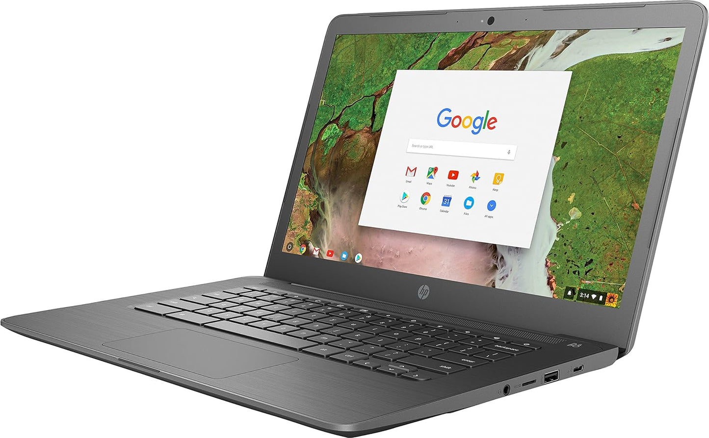 14" Touchscreen Chromebook - Intel Celeron N3350 - 4GB Memory - 32GB Emmc - Wifi & Bluetooth - Webcam - Gray