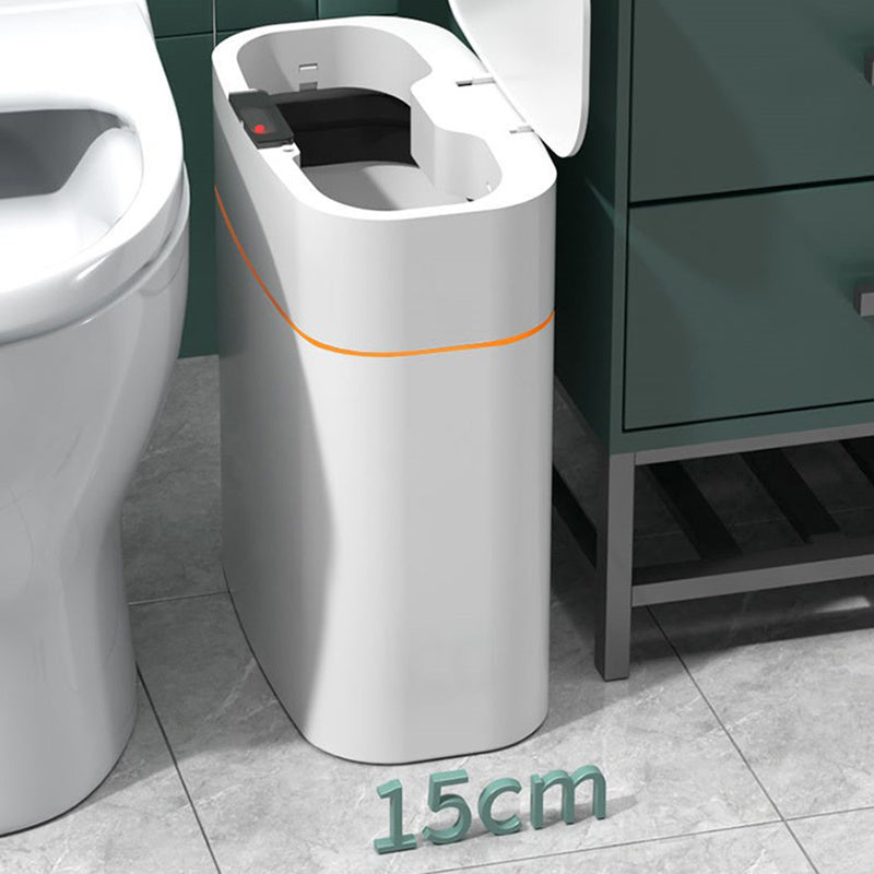 Smart Trash Can with Lid for Bedroom and Living Room Kitchen Storage Box Trash Can Induction Small Car Box Automatic Smart Dustbin Smart Trash Bin