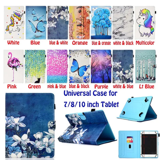 Universal Case for 7 Inch 8 Inch 10 Inch Tablet PC Case Folio Cover Protective Stand for Touchscreen Tablet Including ASUS, Acer, Lenovo, RCA, Toshiba, Visual Land, Nuvision, Hauwei, Digiland (Thousand Cats) Universal Case for 7/8/10 Inch Tablet PC