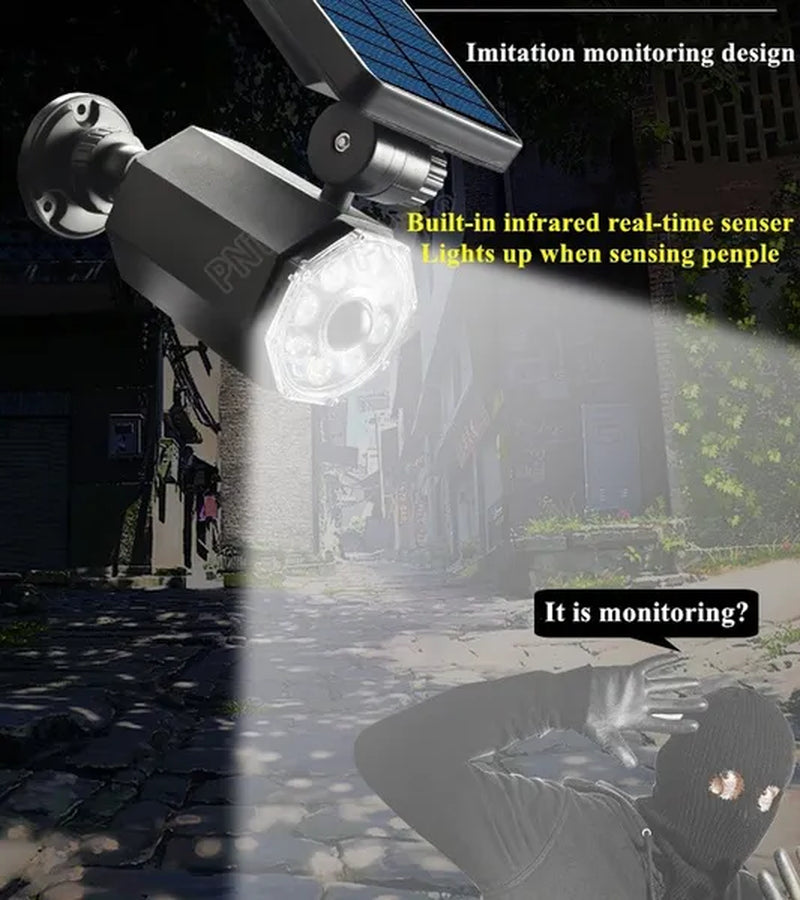 Simulation Surveillance Fake Camera Solar Human Body Sensor Garden Light Wall Light Street Light Searchlight Spotlight Garden Light