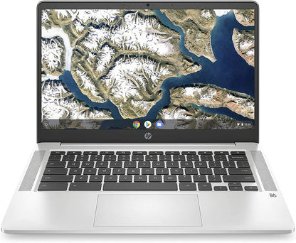 Chromebook 14-Inch HD Laptop, Intel Celeron N4000, 4 GB RAM, 32 GB Emmc, Chrome (14A-Na0010Nr, Mineral Silver)