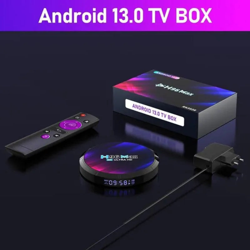 8K HDMI Android 13 Smart TV BOX 2GB+16GB/4GB+32GB/4GB+64GB Optional Media Stream Player 5G WIFI BT 5.0 Set-Top-Box