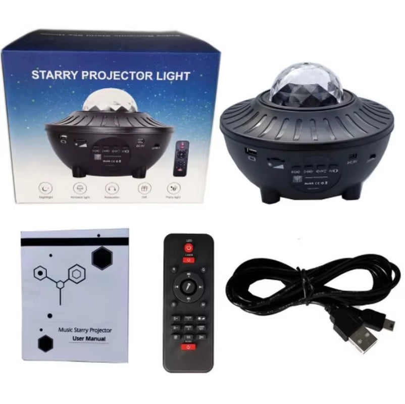 LED Sky Projection Lamp Remote Control Bedroom Kids Baby Night Light Projector