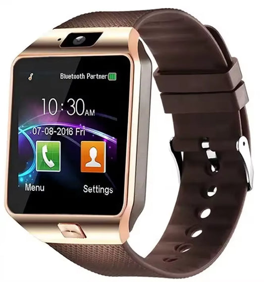 New Arrive Touch Screen Dz09 Camera Heart Rate Monitor Smartwatch Dz09 Digital Smart Watch with Sim Card Slot for Android