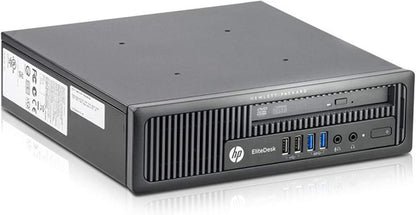 HP Elitedesk 800 G1 USFF Desktop PC - Intel Core I5-4570S 2.9Ghz 8GB 500GB HDD DVDRW Windows 10 Professional (Renewed)