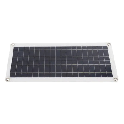 30W Solar Panel Complete Kit 12V Solar Cell Power Portable Outdoor Polysilicon Camp Hiking Travel