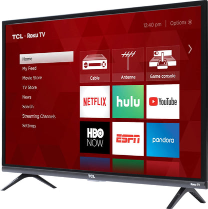 TCL 32S327 32" Class 1080P FHD LED Roku Smart Tv(Renewed)