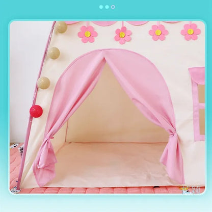 Portable Folding Large Capacity Oxford Tent Kids Funny Play Tent House with Breathable Window anti Mosquito