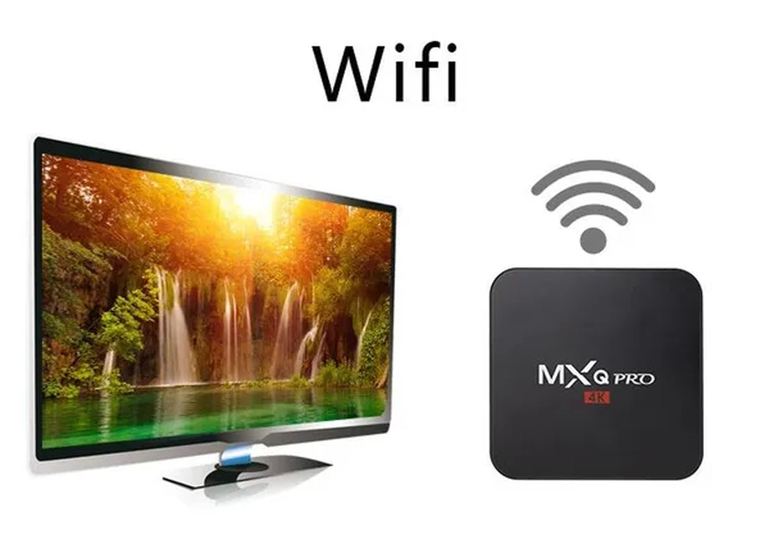 JUSHENG MXQ Pro 4K RK3228A Chipset Android 11.0 Smart TV Box Lollipop OS Quad Core 1G/8G 4K for Google Streaming Media Player TV Box with Wifi, HDMI, DLNA